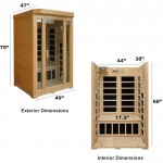Σάουνα Υπερύθρων 2 Ατόμων SB-11-12 Sauna 2 persons INFRARED